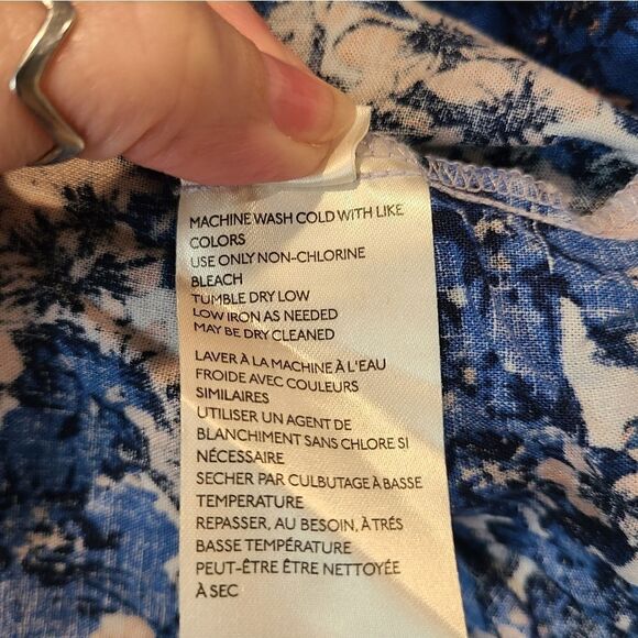 Free People Linen Blend Pattern Play Mini Floral Dress Cool Combo, Boho | M - Picture 11 of 12